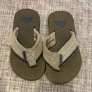 Quiksilver Toddler Suede Strap Flip Flops